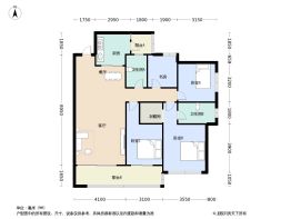 国锐雲嶺4室2厅2卫建面143.0㎡