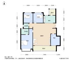 空港兴城·锦楠上院4室2厅2卫建面140.0㎡