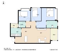北域华庭3室2厅2卫建面101.0㎡