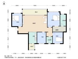 国锐雲嶺4室2厅2卫建面143.0㎡