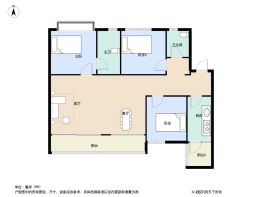 北域华庭3室2厅2卫建面106.0㎡