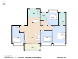 招商湖西璀璨4室2厅2卫建面130.0㎡