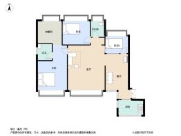 天府国际花园3室2厅2卫建面134.0㎡