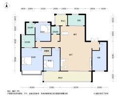 人居沁川林语4室2厅3卫建面188.0㎡