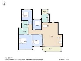 西璟天玺4室2厅2卫建面129.0㎡