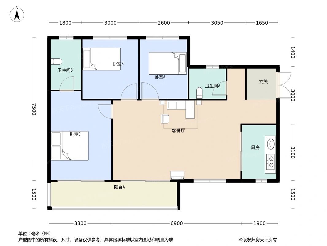 户型图2/2