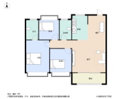 招商湖西璀璨3室2厅2卫建面112.0㎡