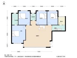 嘉禾宸府4室2厅2卫建面122.0㎡