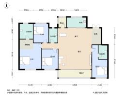国贸蓉上4室2厅3卫建面161.0㎡