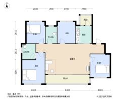 建发璞云4室2厅2卫建面108.0㎡