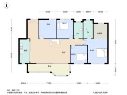 国贸人居海上蓉屿4室2厅2卫建面143.0㎡