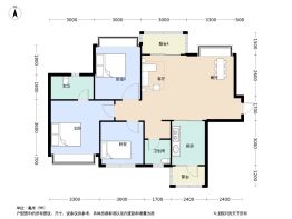 城投观澜东著3室2厅2卫建面109.0㎡