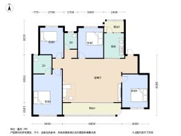 国贸蓉上4室2厅2卫建面128.0㎡
