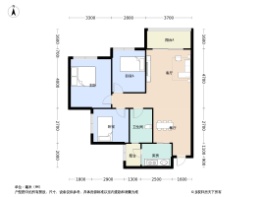 诚卓和悦府3室2厅1卫建面100.35㎡