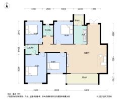 香投置地锦堂4室2厅2卫建面137.0㎡
