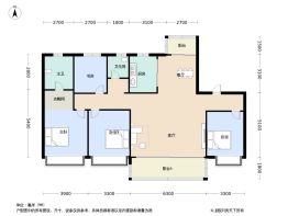 城投观澜东著4室2厅2卫建面165.0㎡