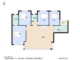 嘉禾宸府4室2厅2卫建面118.0㎡
