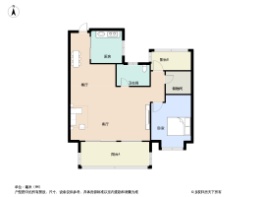 光明轩2室2厅1卫建面108.0㎡