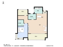 光明轩3室2厅2卫建面112.0㎡