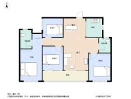 和萃揽悦园4室2厅2卫建面125.0㎡