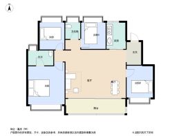 熙和风雅阁4室2厅2卫建面143.0㎡