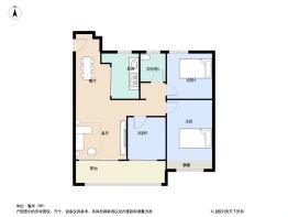 中垠·瑧悦府3室2厅1卫建面89.0㎡
