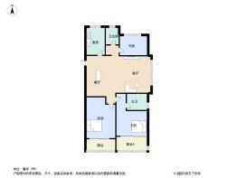 松宁府3室2厅1厨2卫建面109.0㎡
