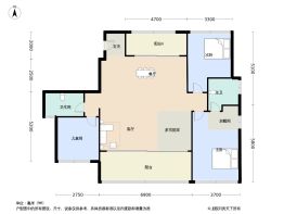 珑城印月4室2厅1厨2卫建面130.0㎡