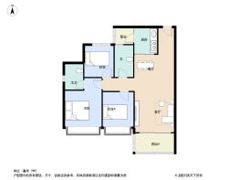中兴汇富居2室2厅1厨2卫建面88.0㎡