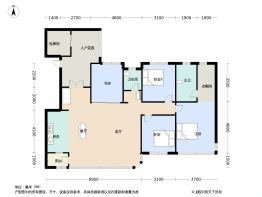 香投大悦城公园里4室2厅1厨2卫建面143.0㎡
