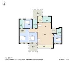 华润置地济南望雲4室2厅1厨3卫建面172.0㎡