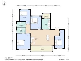 恒胜朗樾晴川4室2厅1厨2卫建面126.0㎡
