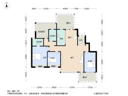 高科紫薇时光云瀚3室2厅2卫建面143.0㎡