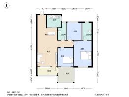 高科紫薇时光云瀚3室2厅2卫建面112.0㎡