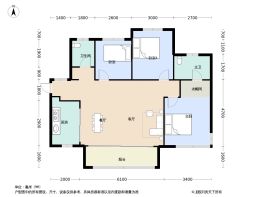 环投杨溪湖壹号3室2厅1厨2卫建面102.0㎡