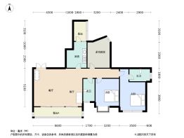 天投鑫云阁3室2厅1厨2卫建面136.0㎡