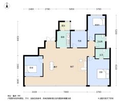 树高北湖丽璟4室2厅1厨2卫建面133.0㎡