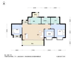 高投天悦锦萃3室2厅2卫建面89.0㎡