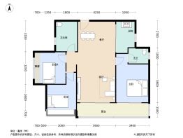 鸿山翡翠里3室2厅2卫建面110.0㎡