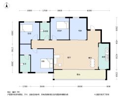香投置地崇义府4室2厅1厨2卫建面128.0㎡