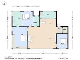 龙湖山河颂3室2厅1厨2卫建面149.0㎡