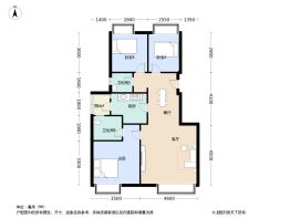 锦官天府3室2厅1厨2卫建面95.0㎡