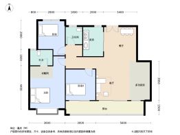 理想湖畔森居3室2厅1厨2卫建面118.0㎡