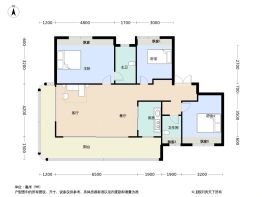 华业和光艺境3室2厅2卫建面122.14㎡