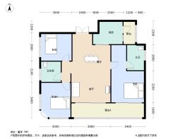 华业和光艺境3室2厅2卫建面104.35㎡