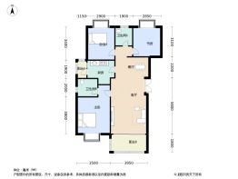 华商桂府3室2厅1厨2卫建面101.0㎡