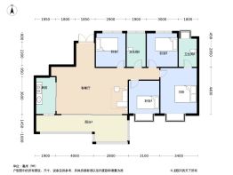 空港发展云璟江屿4室2厅1厨2卫建面134.0㎡