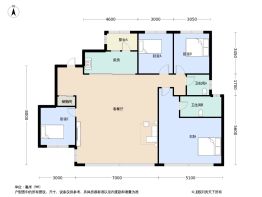 星河WORLD帝宝N64室2厅1厨2卫建面143.0㎡