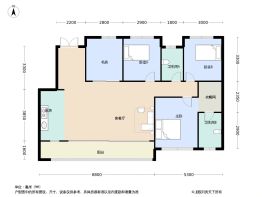 中国铁建光华樾府4室2厅1厨2卫建面129.0㎡