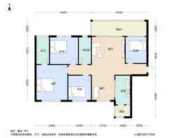 银河玺悦台4室2厅2卫建面119.0㎡